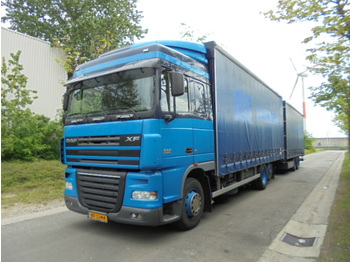 Curtainsider truck DAF FAR XF105.410