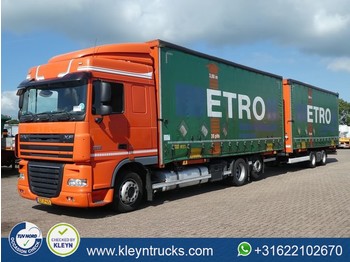 Curtainsider truck DAF XF 105.410