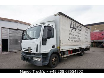 Curtainsider truck Iveco Eurocargo ML 120E25 Plane+Spriegel, LBW