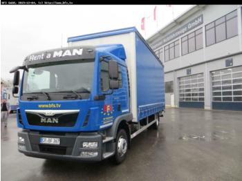Curtainsider truck MAN TGM 15.290 4x2 BL Euro 6 Schiebeplane, Edscha L