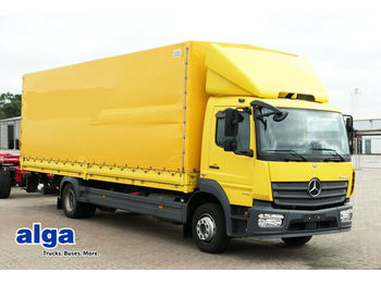 Curtainsider truck Mercedes-Benz 1218 l Atego, 8,1 m. lang, Euro 6, LBW, AHK!