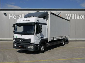 Curtainsider truck Mercedes-Benz 1223 L Atego, 4x2, Klima,Schiebeplane, Edscha