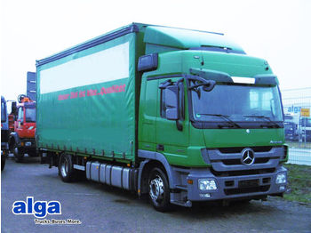 Curtainsider truck Mercedes-Benz 1841, Actros, lang 7400mm, Gardine, Retarder,Lbw
