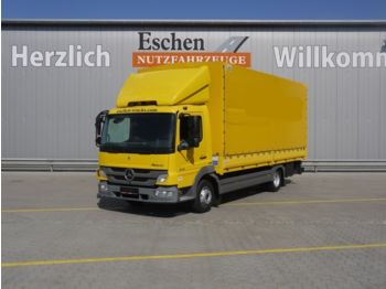 Curtainsider truck Mercedes-Benz 816 L Atego II, LBW, Klima, Bl/Lu