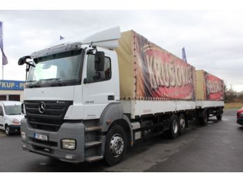 Curtainsider truck Mercedes-Benz AXOR 2540 MANUÁL EURO V + SCHWARZMULLER
