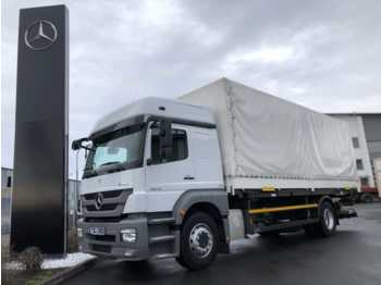 Curtainsider truck Mercedes-Benz Axor 1829 LL BDF-Wechselfahrgestell + LBW
