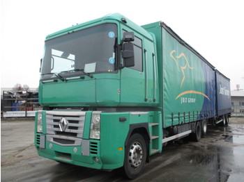 Curtainsider truck Renault MAGNUM 460 DXI RETARDER