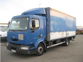 Curtainsider truck Renault Midlum 180