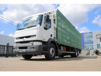 Curtainsider truck Renault PREMIUM 370 + plateau 8.85m