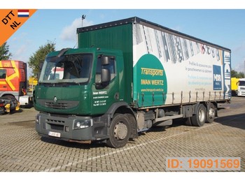 Curtainsider truck Renault Premium 26.320 DXi - 6x2