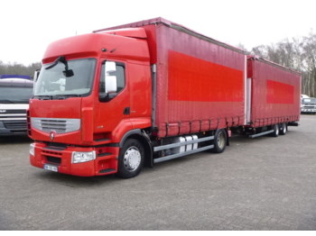 Curtainsider truck Renault Premium 460.19 4x2 volume curtain sider + trailer