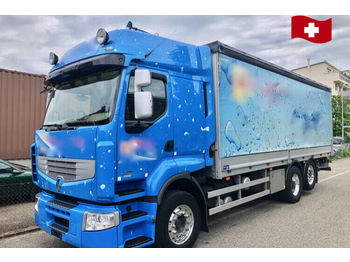 Curtainsider truck Renault Premium 460 6x2