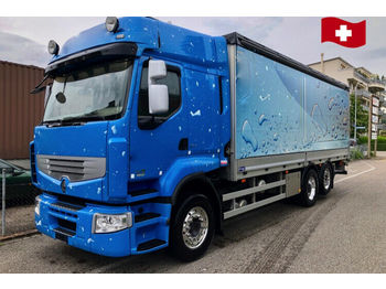 Curtainsider truck Renault Premium 460 6x2