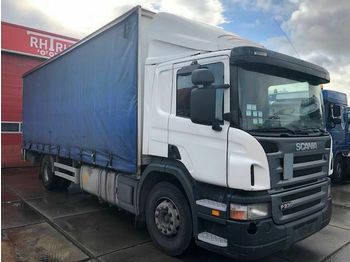 Curtainsider truck Scania P230 SCHUIFZEIL+KLEP