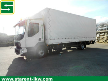 Curtainsider truck Volvo FL 210, Planenaufbau mit Ladebordwand