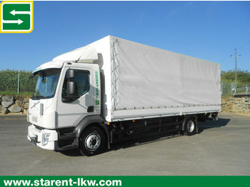 Curtainsider truck Volvo FL 250, Planenaufbau mit Ladebordwand