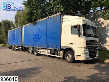 Curtain side truck DAF 105 XF 460 6x2, EURO 5, Airco, Combi: picture 1