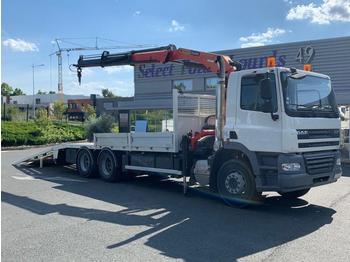 Dropside/ Flatbed truck for transportation of heavy machinery DAF 85CF 360: picture 1