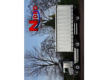 Curtain side truck for transportation of food DAF CF75 EURO 5 AIRCO CC TREKKER OPLEGGER: picture 1