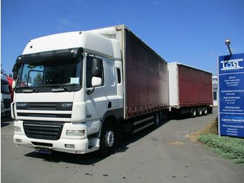 Curtain side truck DAF CF85.410 EURO 4 + Samro: picture 1