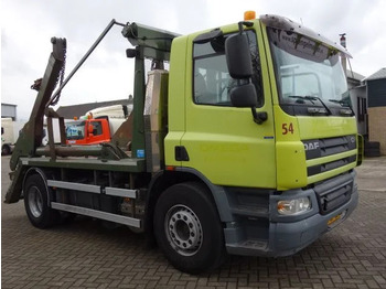 DAF CF 250 euro5 CONTAINER SYSTEEM MET AFDEKZEIL,HYDROLIC - Skip loader truck: picture 1