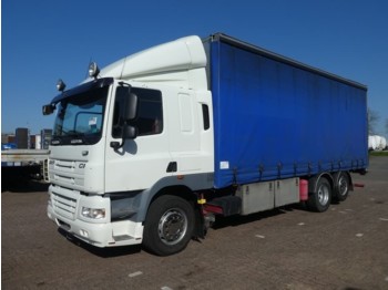 Curtain side truck DAF CF 85.360 6x2 manual sleep cab: picture 1