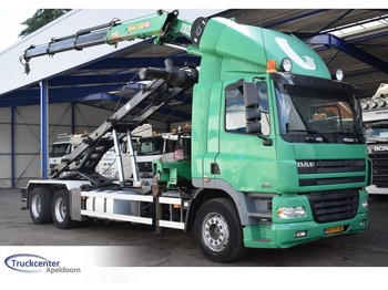 Cable system truck, Crane truck DAF CF 85.380 Manuel, HMF 2820 K3 + Rotator, NCH, Euro 3, 6x2, Truckcenter Apeldoorn: picture 1