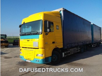 Curtain side truck DAF FAR XF105.460: picture 1