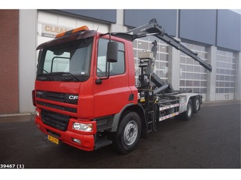 Hook lift truck DAF FAS 75 CF 360 Hiab 7 ton/meter laadkraan (bouwjaar 2014) .: picture 1