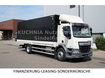 Curtain side truck DAF LF 310 FA Pritsche 7,21m Edscha Euro-6 Schalter: picture 1