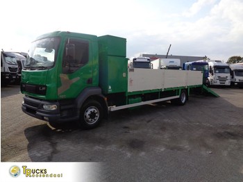 Dropside/ Flatbed truck DAF LF 55.180 + Manual + lift: picture 1
