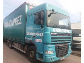 Curtain side truck DAF XF105 410: picture 1