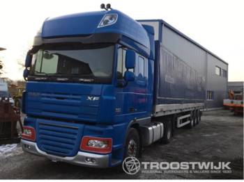 Curtain side truck DAF XF105.410 4x2: picture 1