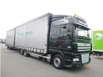 Curtain side truck DAF XF105.410 6X2 MANUAL EURO 5 120m3 ZUG: picture 1