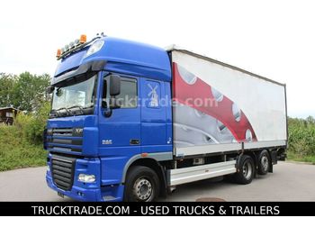 Curtain side truck DAF XF105.460 6x2*4 Hebebühne: picture 1