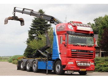 Container transporter/ Swap body truck DAF XF105/510 FAK 8x2 !!KRAAN/HAAK!!SPECIAL SHOW TRUCK!!!!: picture 1
