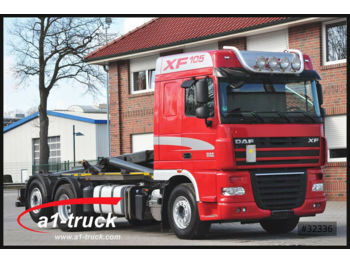Hook lift truck DAF XF510 Meiller Lenkachse, ZF-Intarder: picture 1