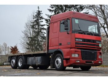 Dropside/ Flatbed truck DAF XF95 430 6x2 2000 flatbed: picture 1