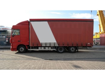 Curtain side truck DAF XF 105.410 6X2 CURTAINSIDE: picture 1
