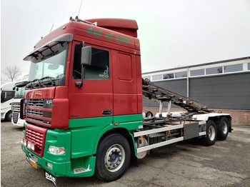 Skip loader truck DAF XF 95.430 6x2 SpaceCab Euro3 - Manual gearbox - NCH 20T cabelsystem - 10 Tires - 11-2020APK: picture 1
