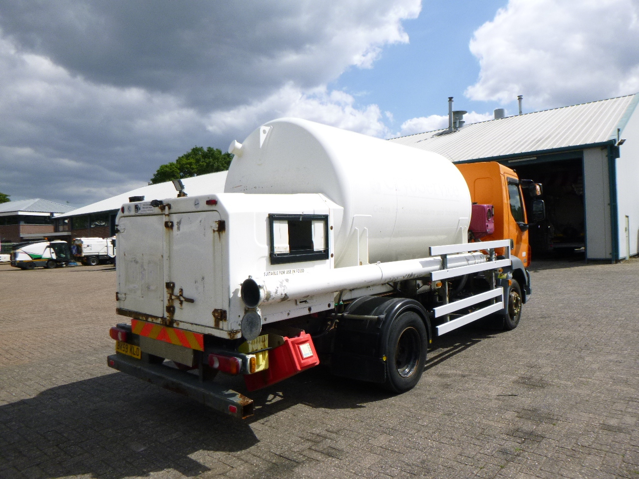 Tanker truck for transportation of gas D.A.F. LF 55.180 4x2 RHD ARGON gas truck 5.9 m3: picture 4