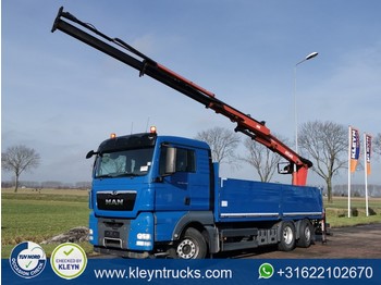 Dropside/ flatbed truck MAN 26.440 TGX 6x2*4 atlas 210-2