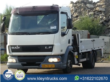 Dropside truck DAF LF 45.150 hiab 055 d-3 duo