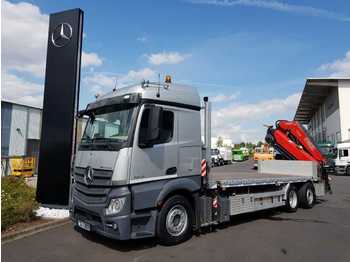 Dropside truck Mercedes-Benz Actros 2548 LL 6x2 Containerpritsche/Kran Funk