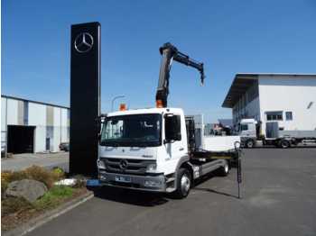 Dropside truck Mercedes-Benz Atego 1222 Pritsche/Kran Hiab 088