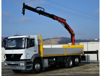 Dropside truck Mercedes-Benz Axor 2533*Pritsche 6,40m+KRAN*Topzustand!