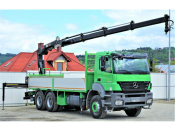 Dropside truck Mercedes-Benz Axor 2636 Pritsche 6,40m + Kran Topzustand!