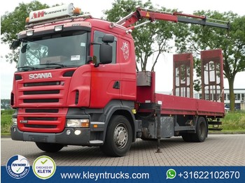 Dropside truck Scania R340 terex 6.5 rampen