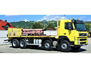 Flatbed truck Volvo FM 400 Pritsche 7,50m+PROBLEM Kran*8x4!