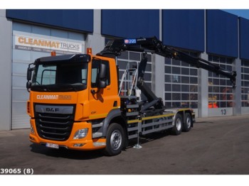 Hook lift truck DAF FAN CF 430 HMF 21 ton/meter laadkraan